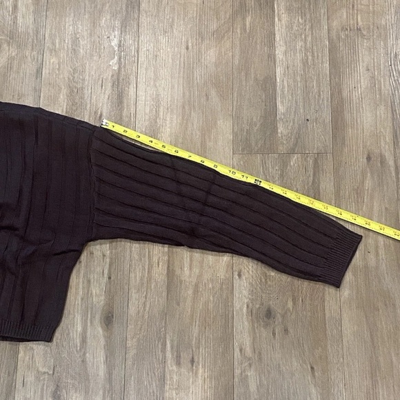 Abound-Long Sleeve Ribbed Cropped Cardigan-Women’s Size: 1X-Color: Brown-NEW!! - Picture 12 of 14